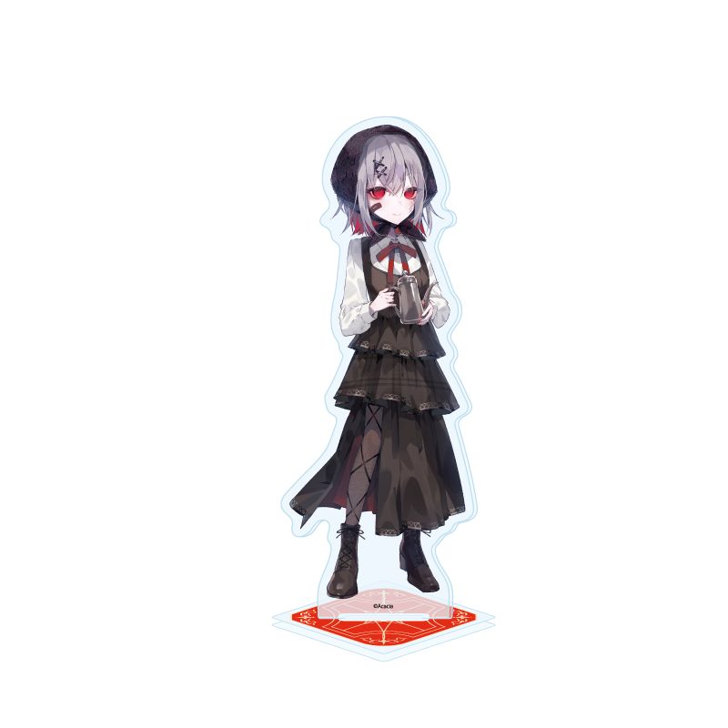 アクリルスタンド 魔法少女ノ魔女裁判 09 紫藤アリサ カフェ店員Ver.(描き下ろしイラスト) (Acrylic Stand "Magical Girl Witch Trials" 09 Shito Alisa Cafe Clerk Ver. (Original Illustration))