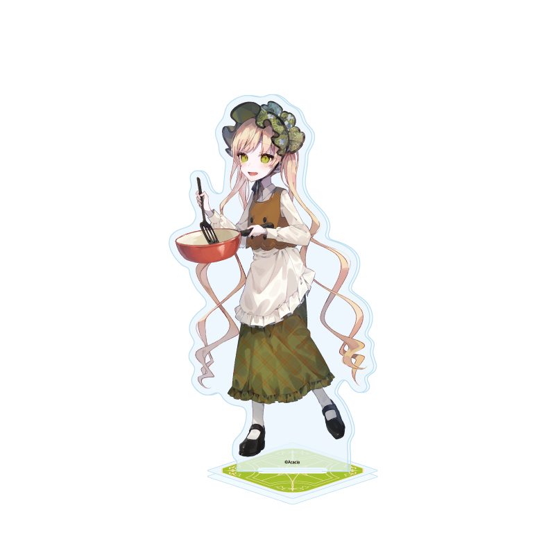 アクリルスタンド 魔法少女ノ魔女裁判 11 遠野ハンナ カフェ店員Ver.(描き下ろしイラスト) (Acrylic Stand "Magical Girl Witch Trials" 11 Tono Hanna Cafe Clerk Ver. (Original Illustration))