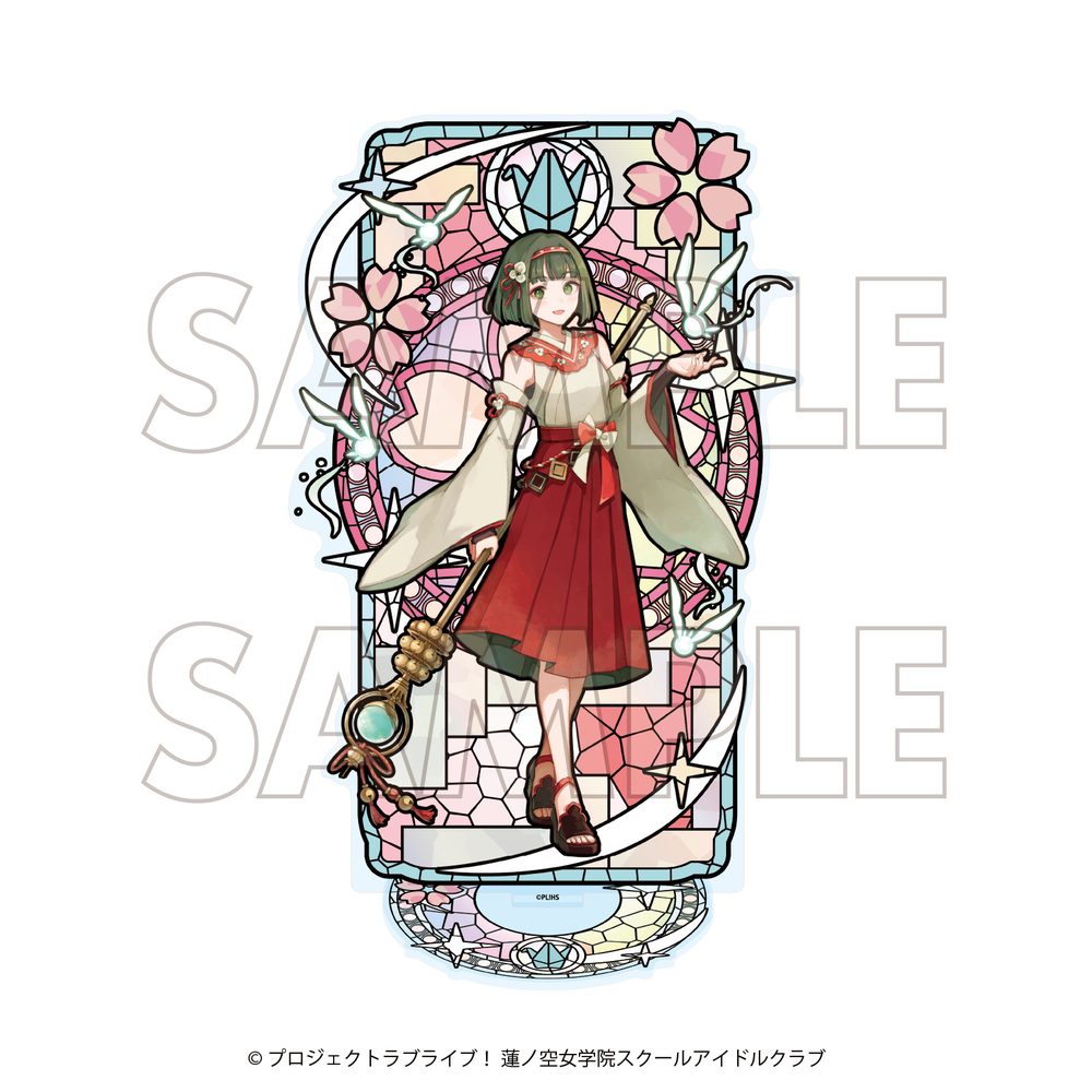 ラブライブ!蓮ノ空女学院スクールアイドルクラブ×石川県コラボ第四弾 ステンドグラスアクリルスタンド 百生吟子 ("Love Live! Hasu no Sora Jogakuin School Idol Club" x Ishikawa Prefecture Collaboration Vol. 4 Stained Glass Acrylic Stand Momose Ginko)