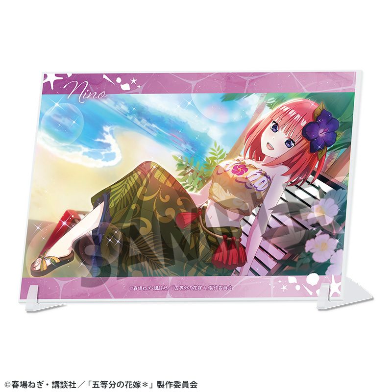 五等分の花嫁* A6ビジュアルアクリルプレート Vol.3 中野二乃 ("The Quintessential Quintuplets Specials 2" A6 Visual Acrylic Plate Vol. 3 Nakano Nino)