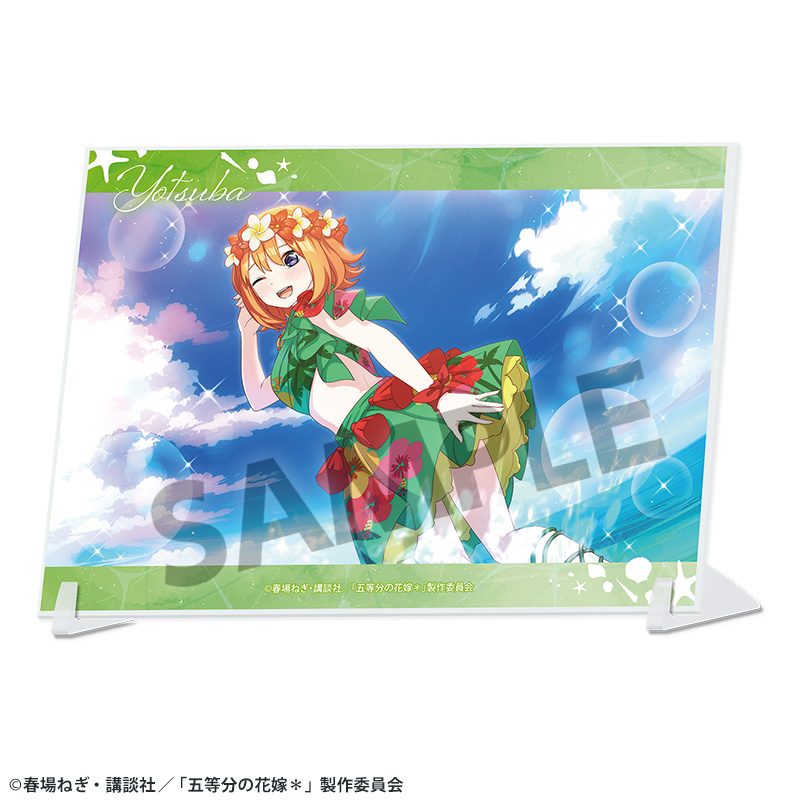五等分の花嫁* A6ビジュアルアクリルプレート Vol.3 中野四葉 ("The Quintessential Quintuplets Specials 2" A6 Visual Acrylic Plate Vol. 3 Nakano Yotsuba)