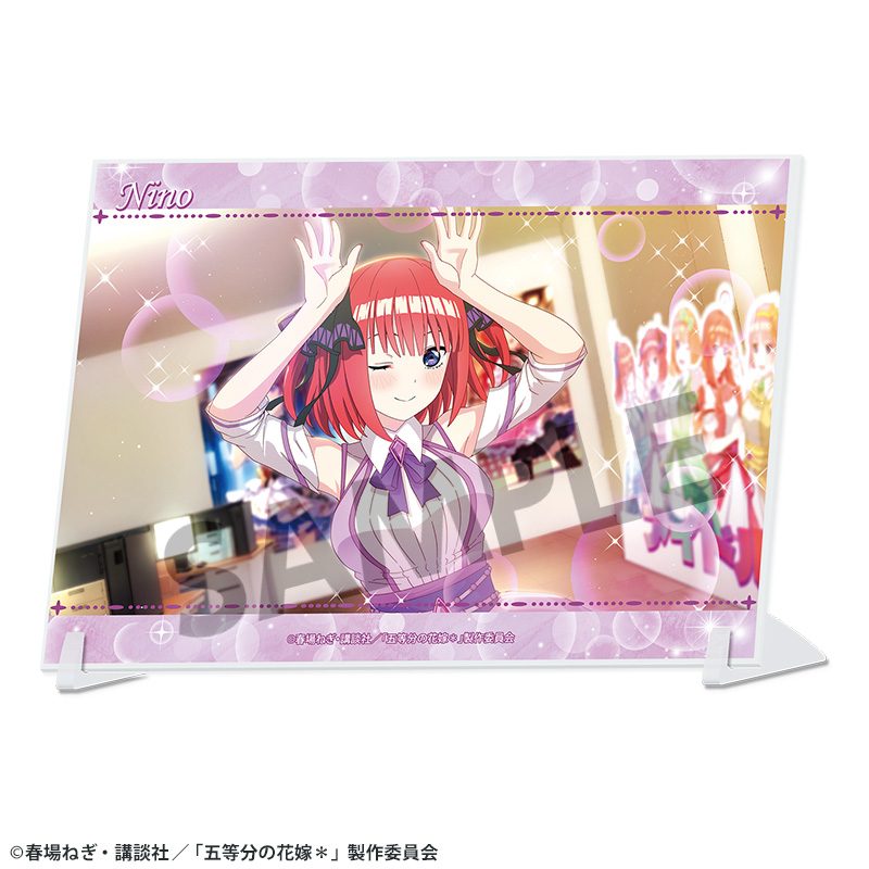 五等分の花嫁* A6ビジュアルアクリルプレート Vol.4 中野二乃 ("The Quintessential Quintuplets Specials 2" A6 Visual Acrylic Plate Vol. 4 Nakano Nino)