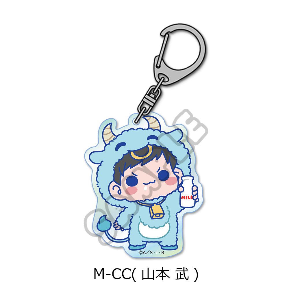 家庭教師ヒットマンREBORN! 第5弾 アクリルキーホルダー M-CC 山本武 ("Reborn!" Vol. 5 Acrylic Key Chain M-CC Yamamoto Takeshi)
