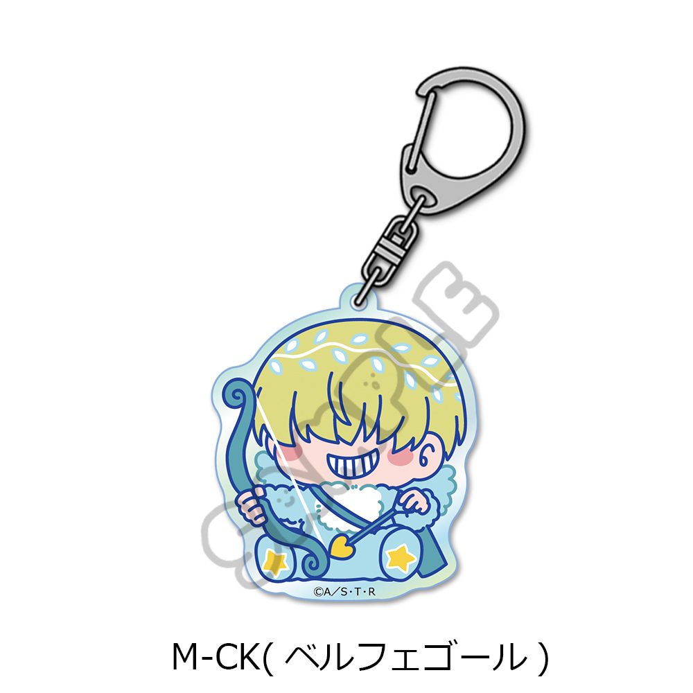 家庭教師ヒットマンREBORN! 第5弾 アクリルキーホルダー M-CK ベルフェゴール ("Reborn!" Vol. 5 Acrylic Key Chain M-CK Belphegor)