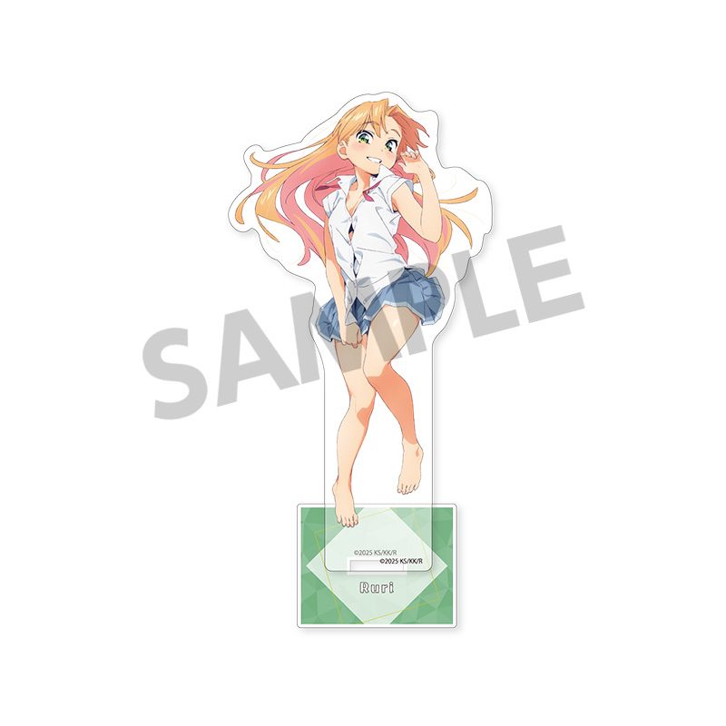 瑠璃の宝石 描き下ろしアクリルスタンド 谷川瑠璃 A ("Ruri Rocks" Original Illustration Acrylic Stand Tanigawa Ruri A)