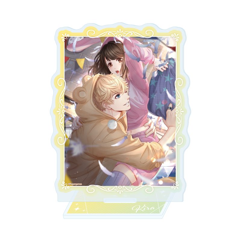 アクリルスタンド 恋とプロデューサー -EVOL×LOVE- 50 キラ・甘い饗宴(公式イラスト) (Acrylic Stand "Mr Love: Queen's Choice" 50 Kiro (Kira), Candy Party (Official Illustration))