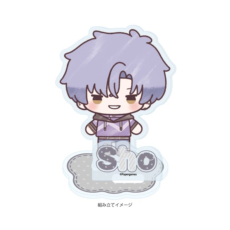 アクリルスタンドプレート 恋とプロデューサー -EVOL×LOVE- 10 ショウ(グラフアートイラスト) (Acrylic Stand Plate "Mr Love: Queen's Choice" 10 Xiao Ling (Sho) (Graff Art Illustration))