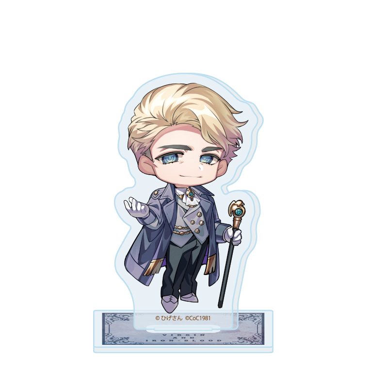 アクリルぷちスタンド 純潔と鉄血 01 マクシミリアン(公式イラスト) (Acrylic Petit Stand "Virgin And Iron Blood" 01 Maximilian (Official Illustration))