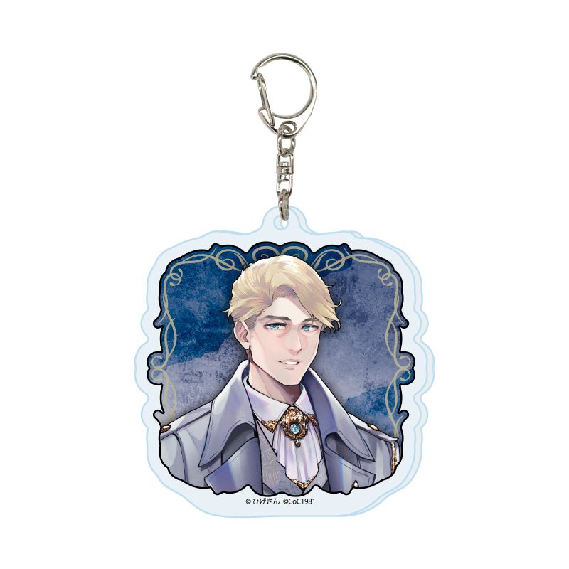 アクリルキーホルダー 純潔と鉄血 01 マクシミリアン(公式イラスト) (Acrylic Key Chain "Virgin And Iron Blood" 01 Maximilian (Official Illustration))