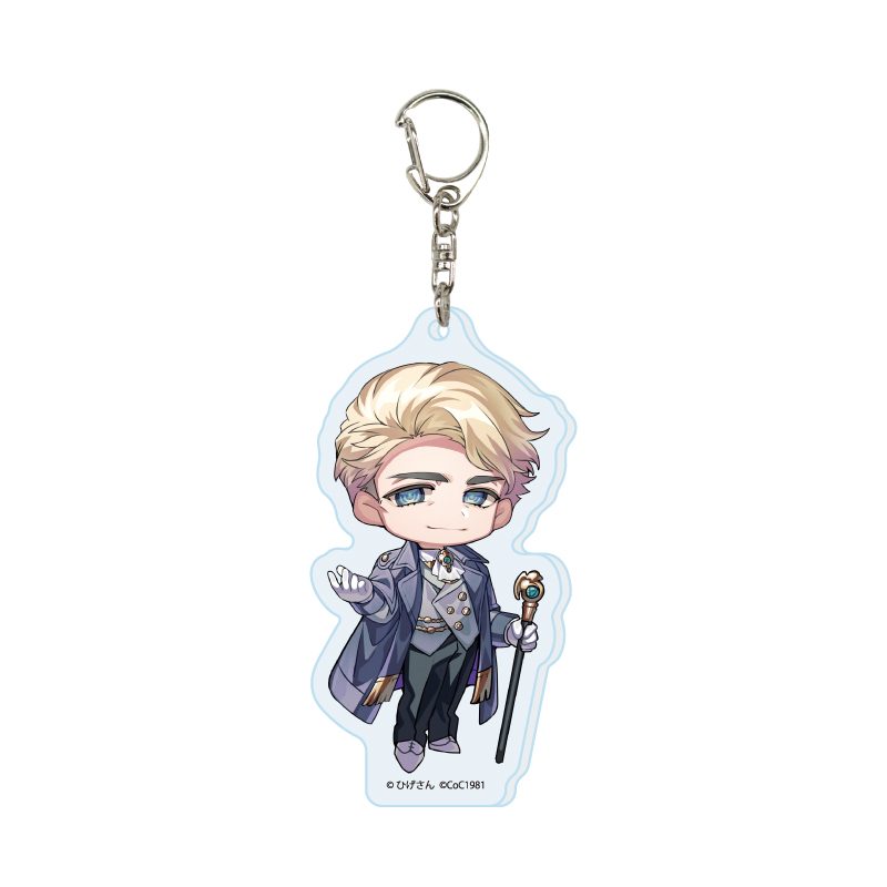 アクリルキーホルダー 純潔と鉄血 06 マクシミリアン(公式イラスト) (Acrylic Key Chain "Virgin And Iron Blood" 06 Maximilian (Official Illustration))