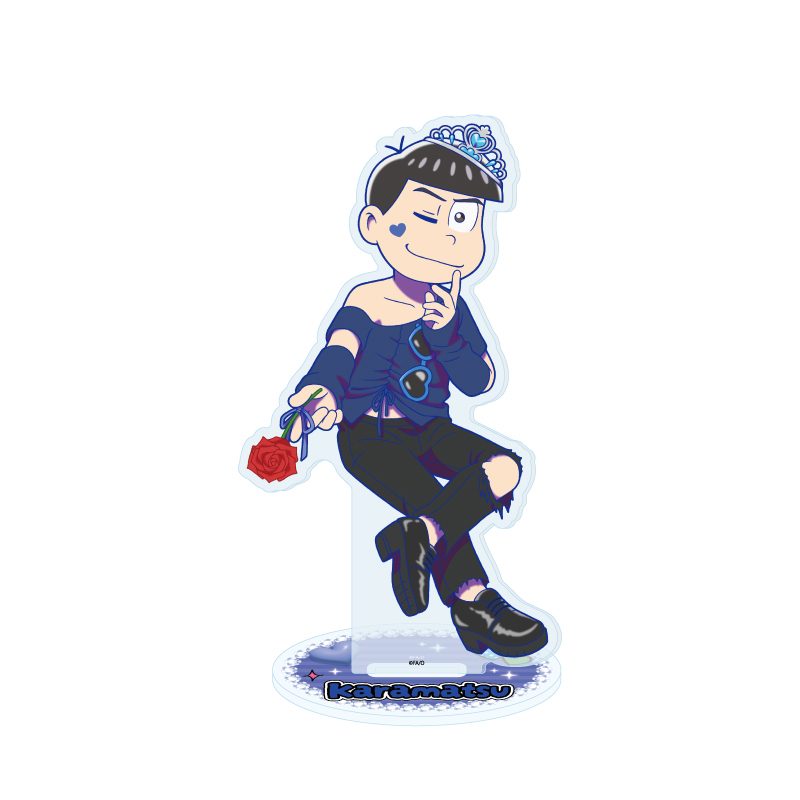 アクリルスタンド おそ松さん 08 カラ松 ギャル男Ver.(描き下ろしイラスト) (Acrylic Stand "Osomatsu-san" 08 Karamatsu Gyaruo Ver. (Original Illustration))