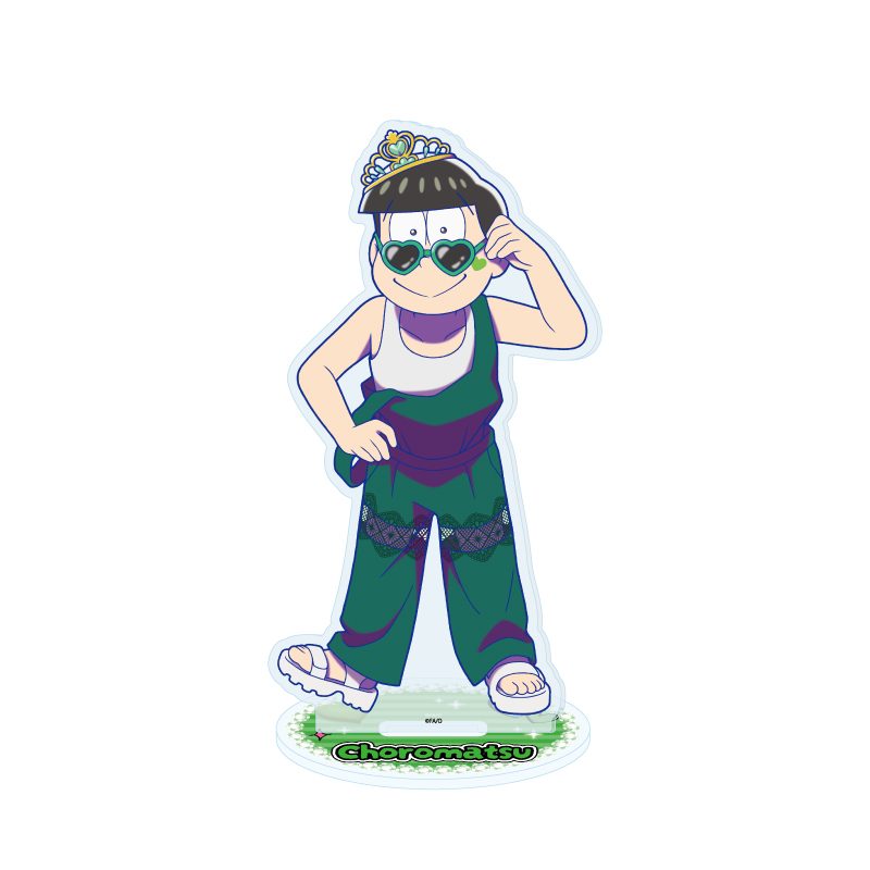 アクリルスタンド おそ松さん 09 チョロ松 ギャル男Ver.(描き下ろしイラスト) (Acrylic Stand "Osomatsu-san" 09 Choromatsu Gyaruo Ver. (Original Illustration))