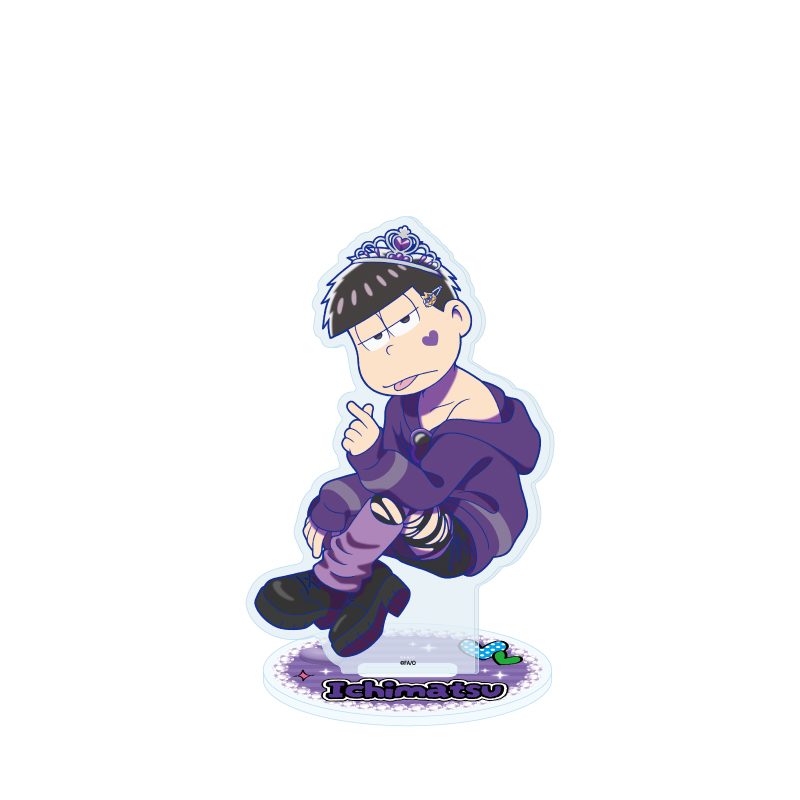 アクリルスタンド おそ松さん 10 一松 ギャル男Ver.(描き下ろしイラスト) (Acrylic Stand "Osomatsu-san" 10 Ichimatsu Gyaruo Ver. (Original Illustration))