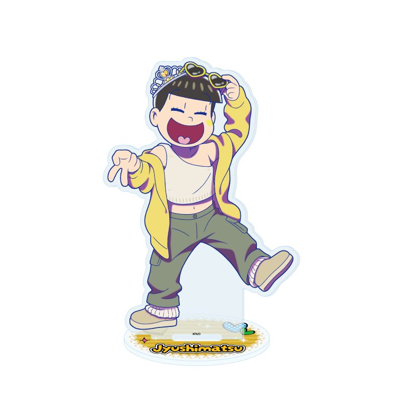 アクリルスタンド おそ松さん 11 十四松 ギャル男Ver.(描き下ろしイラスト) (Acrylic Stand "Osomatsu-san" 11 Jyushimatsu Gyaruo Ver. (Original Illustration))