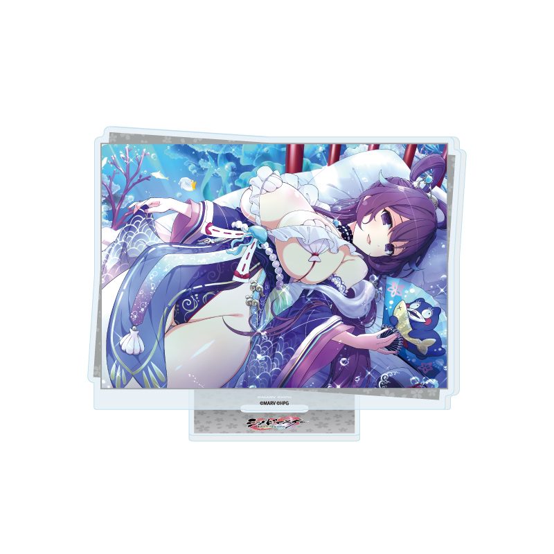 アクリルスタンド シノビマスター 閃乱カグラ NEW LINK 144 紫(公式イラスト) (Acrylic Stand "Shinovi Master Senran Kagura: NEW LINK" 144 Murasaki (Official Illustration))