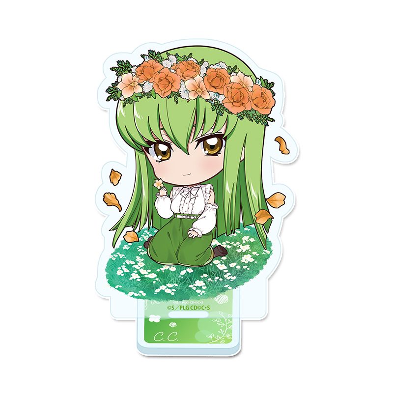 コードギアス 反逆のルルーシュ ぷちちょこアクリルスタンド C.C.(B) Flower Collection ("Code Geass Lelouch of the Rebellion" Puchichoko Acrylic Stand C.C. (B) Flower Collection)