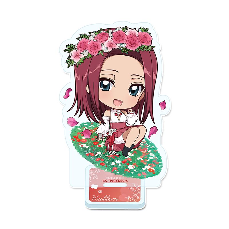 コードギアス 反逆のルルーシュ ぷちちょこアクリルスタンド カレン(B) Flower Collection ("Code Geass Lelouch of the Rebellion" Puchichoko Acrylic Stand Kallen (B) Flower Collection)