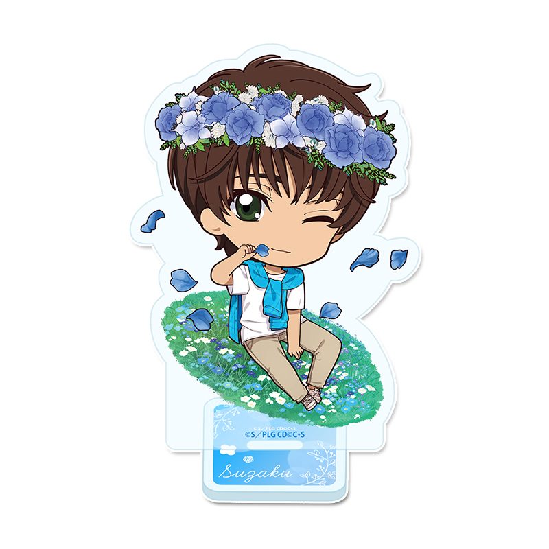 コードギアス 反逆のルルーシュ ぷちちょこアクリルスタンド スザク(B) Flower Collection ("Code Geass Lelouch of the Rebellion" Puchichoko Acrylic Stand Suzaku (B) Flower Collection)
