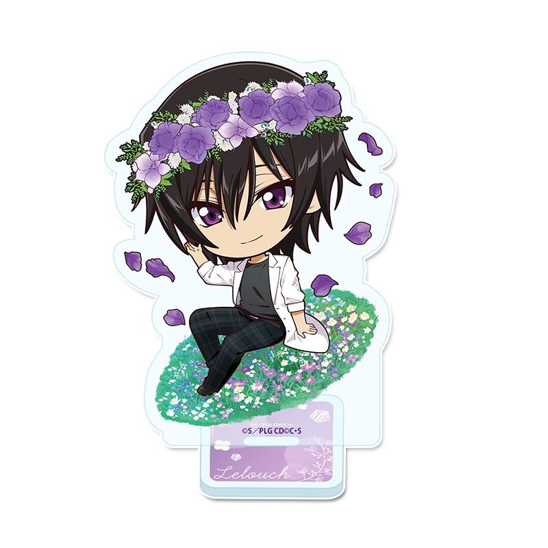 コードギアス 反逆のルルーシュ ぷちちょこアクリルスタンド ルルーシュ(B) Flower Collection ("Code Geass Lelouch of the Rebellion" Puchichoko Acrylic Stand Lelouch (B) Flower Collection)