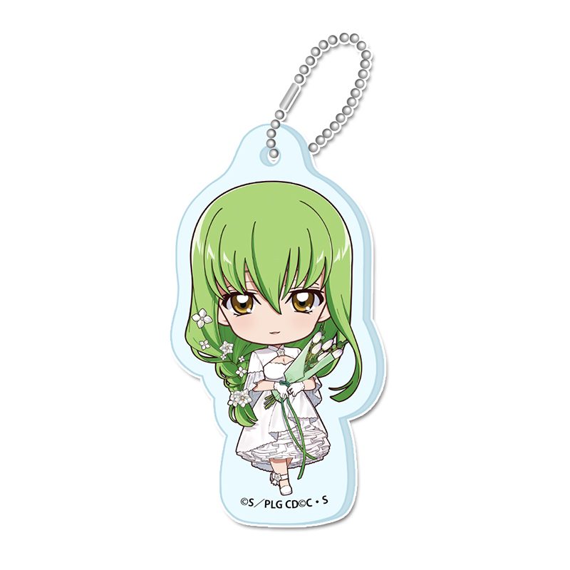 コードギアス 反逆のルルーシュ ぷちちょこミニアクリルキーホルダー C.C.(A) Flower Collection ("Code Geass Lelouch of the Rebellion" Puchichoko Mini Acrylic Key Chain C.C. (A) Flower Collection)