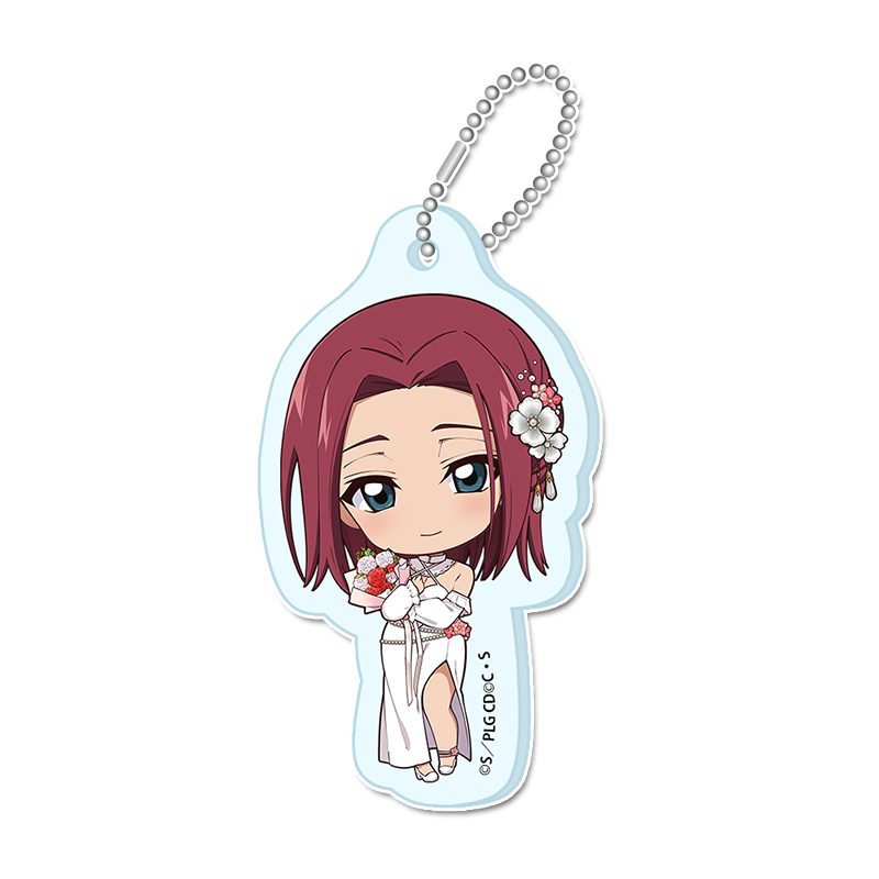 コードギアス 反逆のルルーシュ ぷちちょこミニアクリルキーホルダー カレン(A) Flower Collection ("Code Geass Lelouch of the Rebellion" Puchichoko Mini Acrylic Key Chain Kallen (A) Flower Collection)