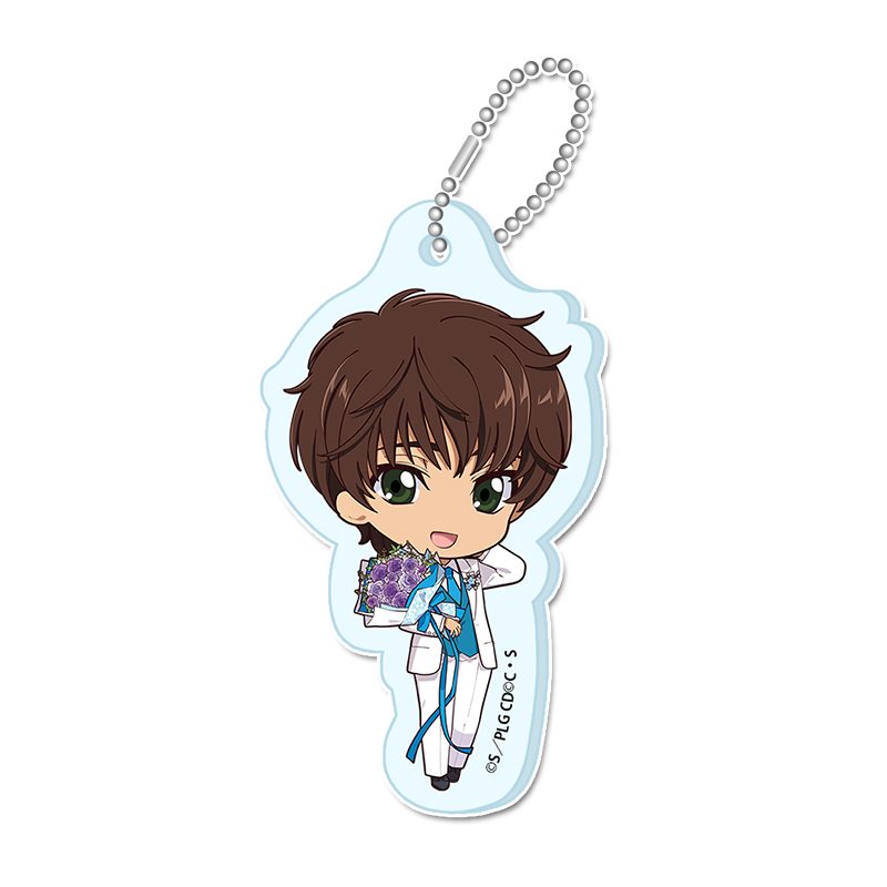 コードギアス 反逆のルルーシュ ぷちちょこミニアクリルキーホルダー スザク(A) Flower Collection ("Code Geass Lelouch of the Rebellion" Puchichoko Mini Acrylic Key Chain Suzaku (A) Flower Collection)