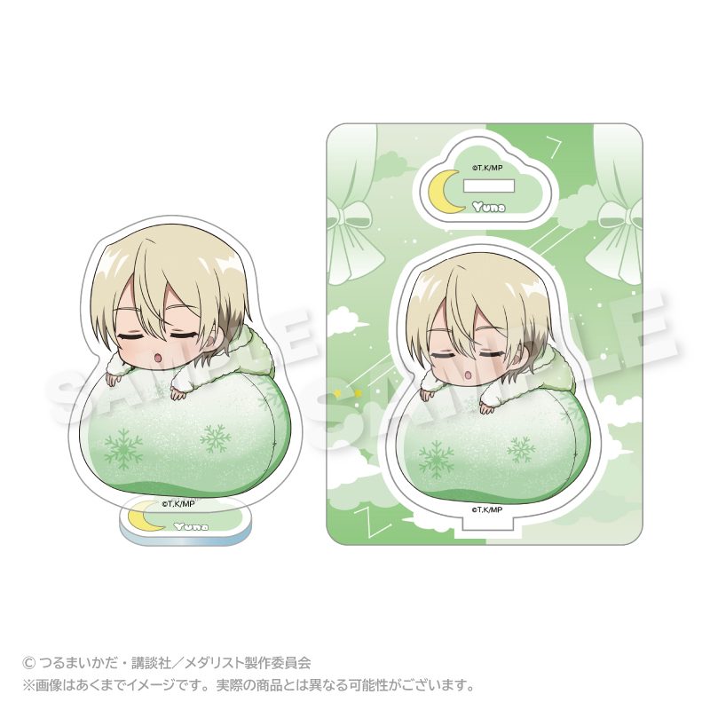 メダリスト ふわみんアクリルマスコット 八木夕凪 ("Medalist" Fuwamin Acrylic Mascot Yagi Yuna)