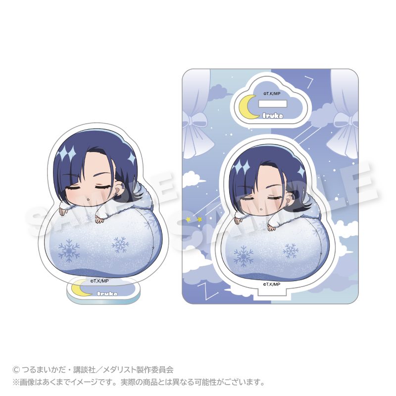 メダリスト ふわみんアクリルマスコット 岡崎いるか ("Medalist" Fuwamin Acrylic Mascot Okazaki Iruka)