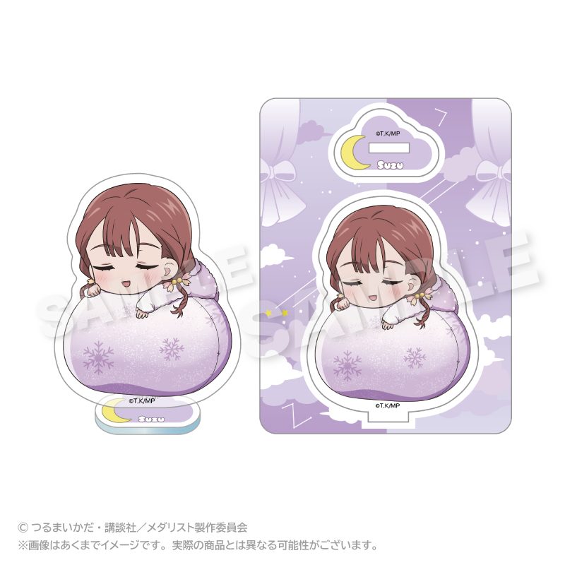 メダリスト ふわみんアクリルマスコット 鹿本すず ("Medalist" Fuwamin Acrylic Mascot Kamoto Suzu)