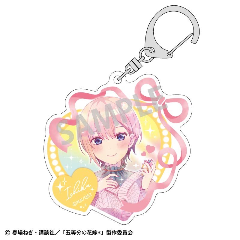 五等分の花嫁* アクリルキーホルダー 中野一花 メイクアップ カミアニTOUCH ("The Quintessential Quintuplets Specials 2" Acrylic Key Chain Nakano Ichika Make Up KamiAni TOUCH)