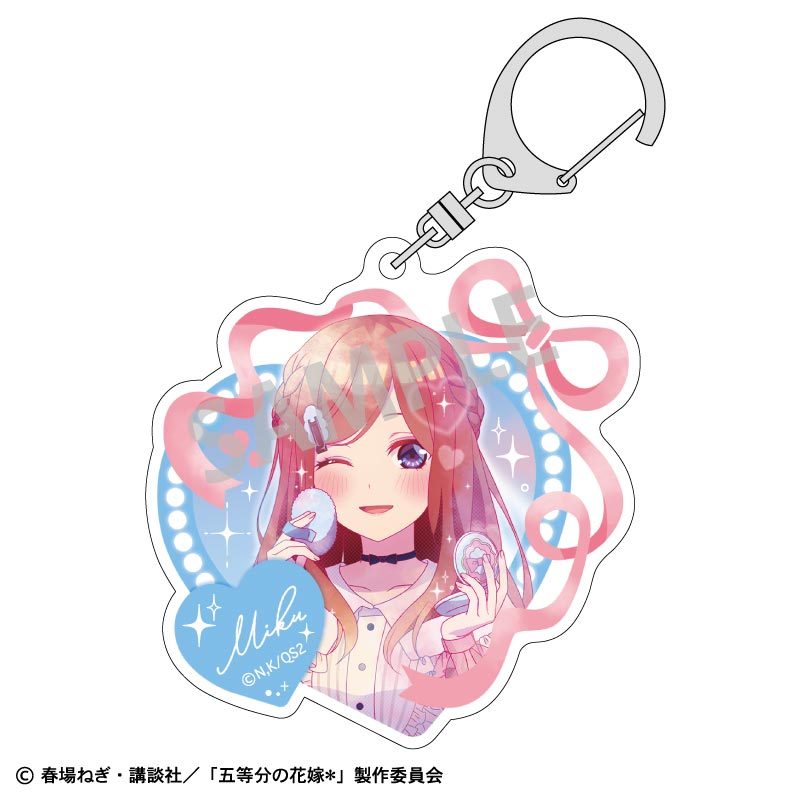 五等分の花嫁* アクリルキーホルダー 中野三玖 メイクアップ カミアニTOUCH ("The Quintessential Quintuplets Specials 2" Acrylic Key Chain Nakano Miku Make Up KamiAni TOUCH)
