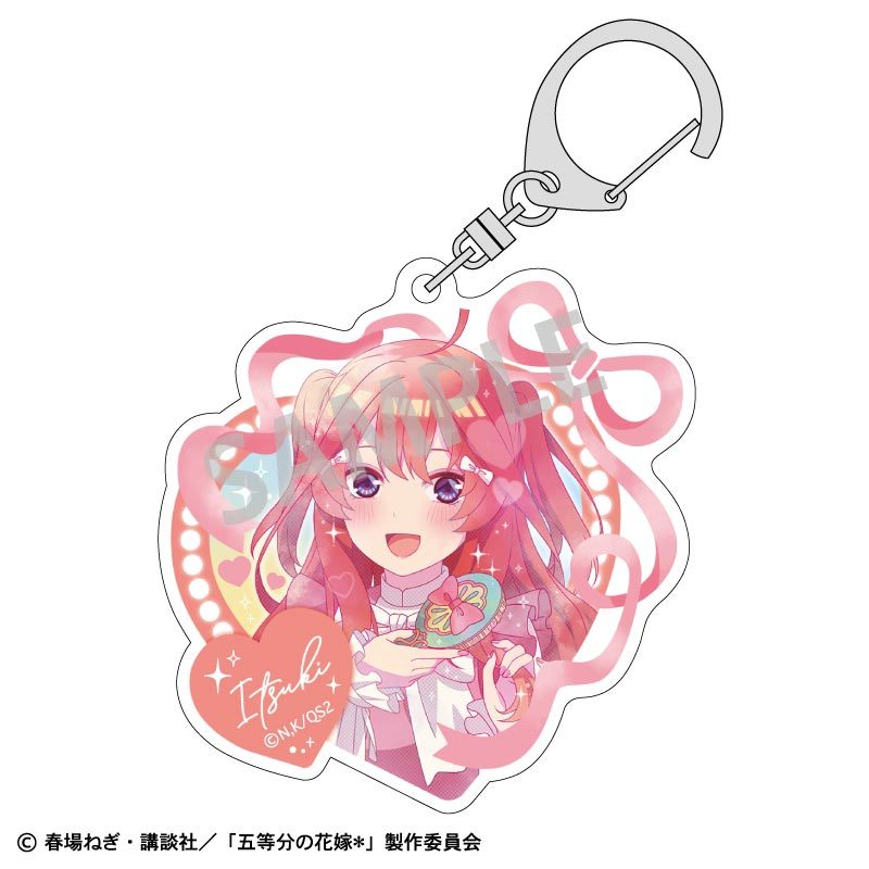 五等分の花嫁* アクリルキーホルダー 中野五月 メイクアップ カミアニTOUCH ("The Quintessential Quintuplets Specials 2" Acrylic Key Chain Nakano Itsuki Make Up KamiAni TOUCH)
