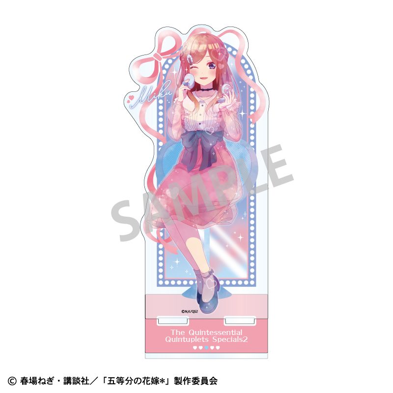 五等分の花嫁* アクリルスタンド 中野三玖 メイクアップ カミアニTOUCH ("The Quintessential Quintuplets Specials 2" Acrylic Stand Nakano Miku Make Up KamiAni TOUCH)