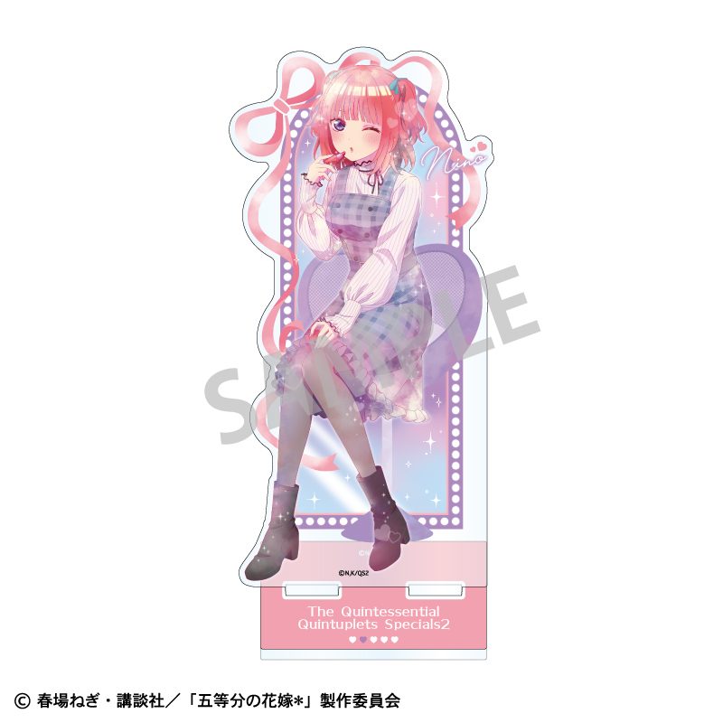 五等分の花嫁* アクリルスタンド 中野二乃 メイクアップ カミアニTOUCH ("The Quintessential Quintuplets Specials 2" Acrylic Stand Nakano Nino Make Up KamiAni TOUCH)