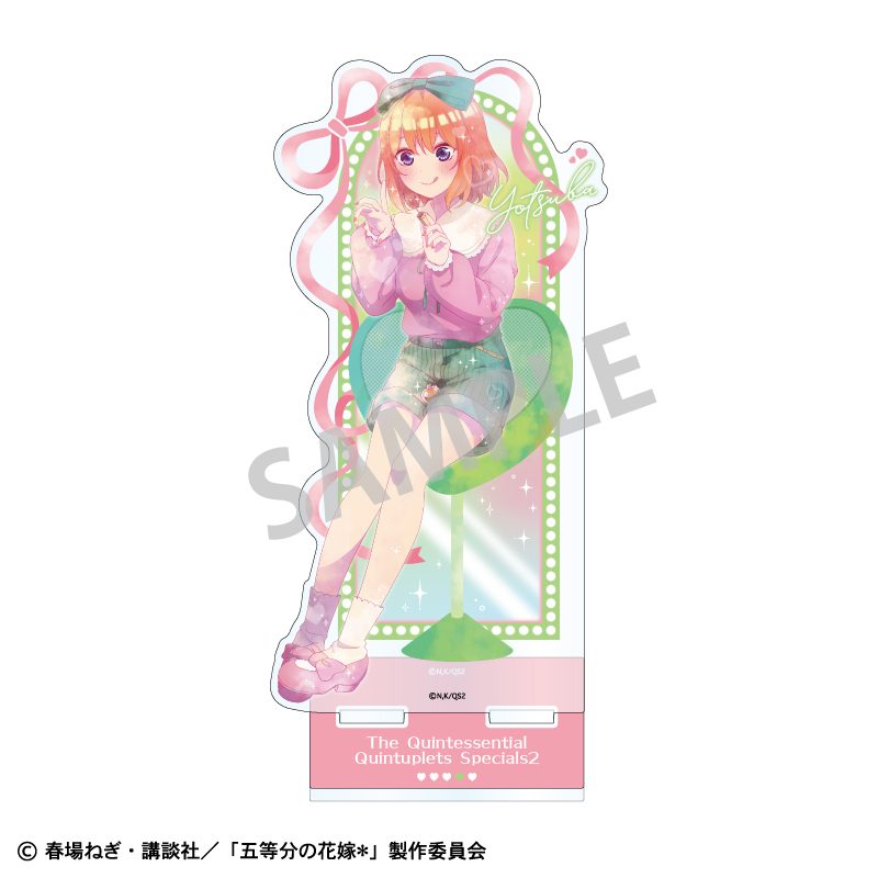五等分の花嫁* アクリルスタンド 中野四葉 メイクアップ カミアニTOUCH ("The Quintessential Quintuplets Specials 2" Acrylic Stand Nakano Yotsuba Make Up KamiAni TOUCH)