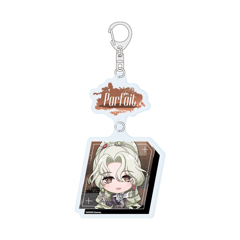 連結アクリルキーホルダー 無期迷途 05 パフェ(ミニキャライラスト) (Linked Acrylic Key Chain "Path to Nowhere" 05 Parfait (Mini Character Illustration))