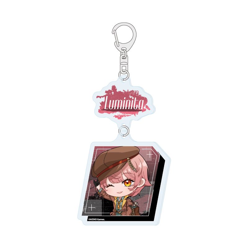 連結アクリルキーホルダー 無期迷途 06 ルミニタ(ミニキャライラスト) (Linked Acrylic Key Chain "Path to Nowhere" 06 Luminita (Mini Character Illustration))