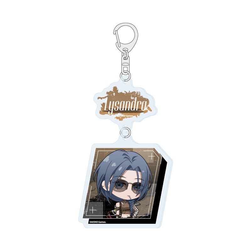 連結アクリルキーホルダー 無期迷途 08 リサロ(ミニキャライラスト) (Linked Acrylic Key Chain "Path to Nowhere" 08 Lysandra (Mini Character Illustration))