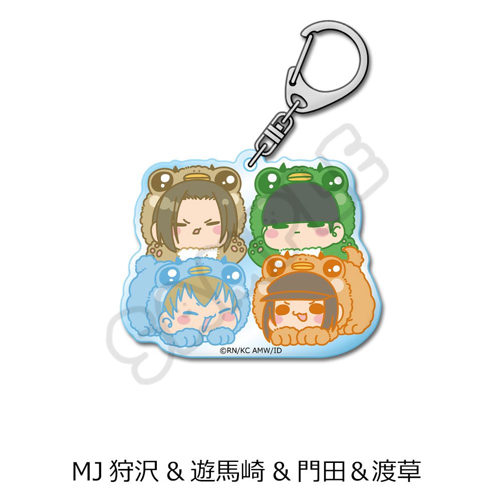 デュラララ!!×2 アクリルキーホルダー MJ 狩沢&遊馬崎&門田&渡草 ("Durarara!!x2" Acrylic Key Chain MJ Karisawa & Yumasaki & Kadota & Togusa)