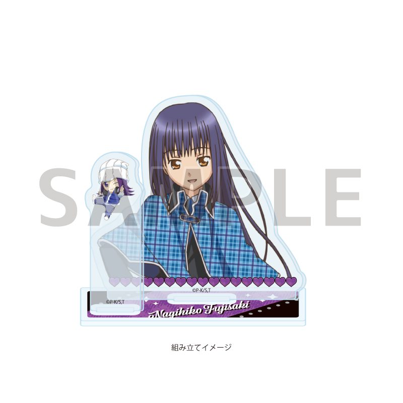 アクリルスタンドプレート しゅごキャラ! 07 藤咲なぎひこ&リズム(公式イラスト) (Acrylic Stand Plate "Shugo Chara!" 07 Fujisaki Nagihiko & Rhythm (Official Illustration))