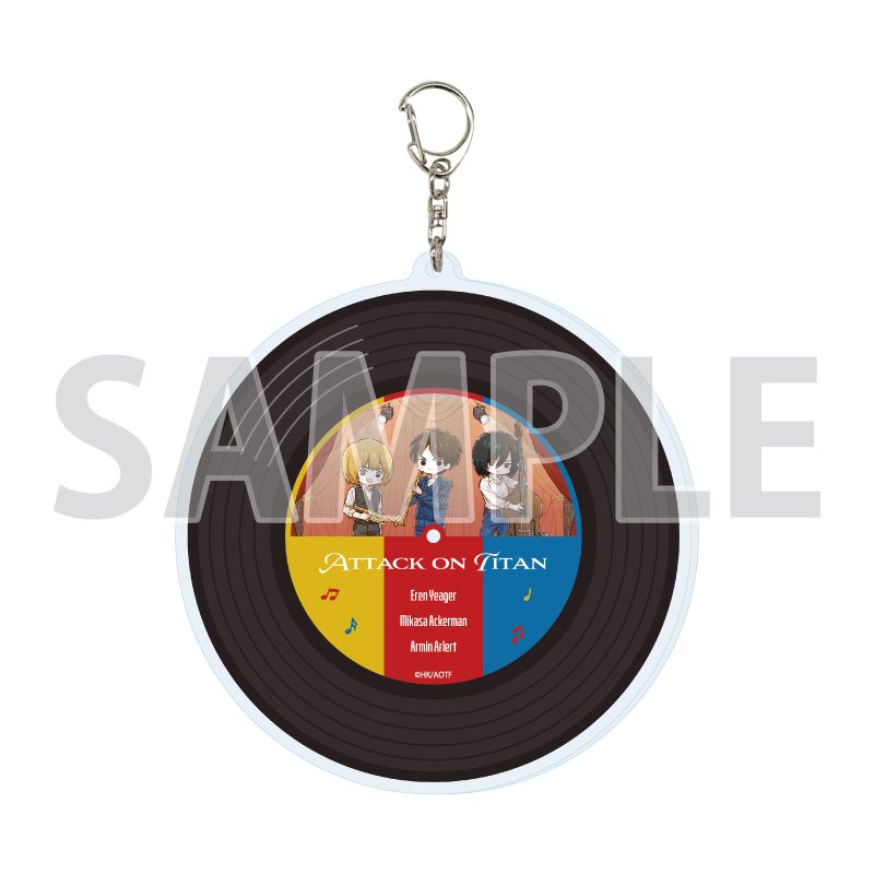 デカアクリルキーホルダー 進撃の巨人 01 ジャズVer. A(グラフアートイラスト) (Deka Acrylic Key Chain "Attack on Titan" 01 Jazz Ver. A (Graff Art Illustration))