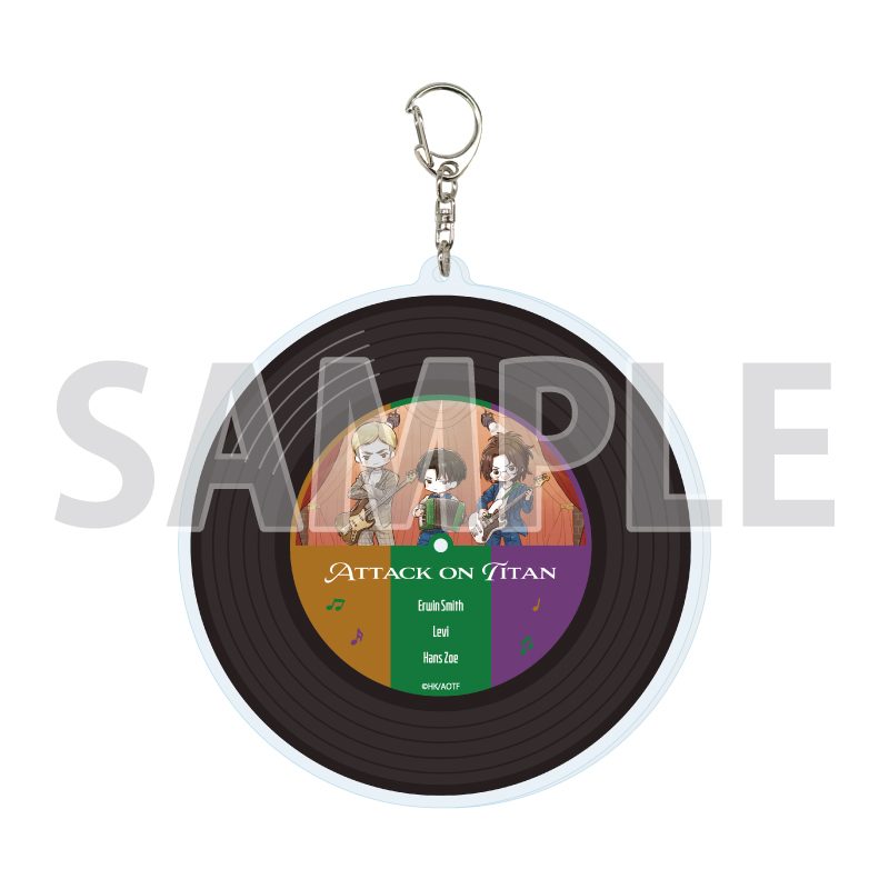 デカアクリルキーホルダー 進撃の巨人 02 ジャズVer. B(グラフアートイラスト) (Deka Acrylic Key Chain "Attack on Titan" 02 Jazz Ver. B (Graff Art Illustration))