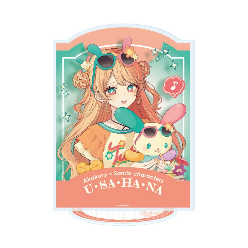 アクリルスタンド 赤倉×サンリオキャラクターズ 56 ウサハナ(コラボイラスト) (Acrylic Stand Akakura x Sanrio Characters 56 Usahana (Collaboration Illustration))