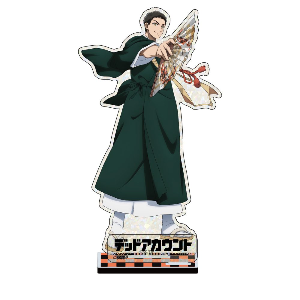 デッドアカウント ホログラムプレートアクリルスタンド 痣木宵丸 ("Dead Account" Hologram Plate Acrylic Stand Azaki Yoimaru)