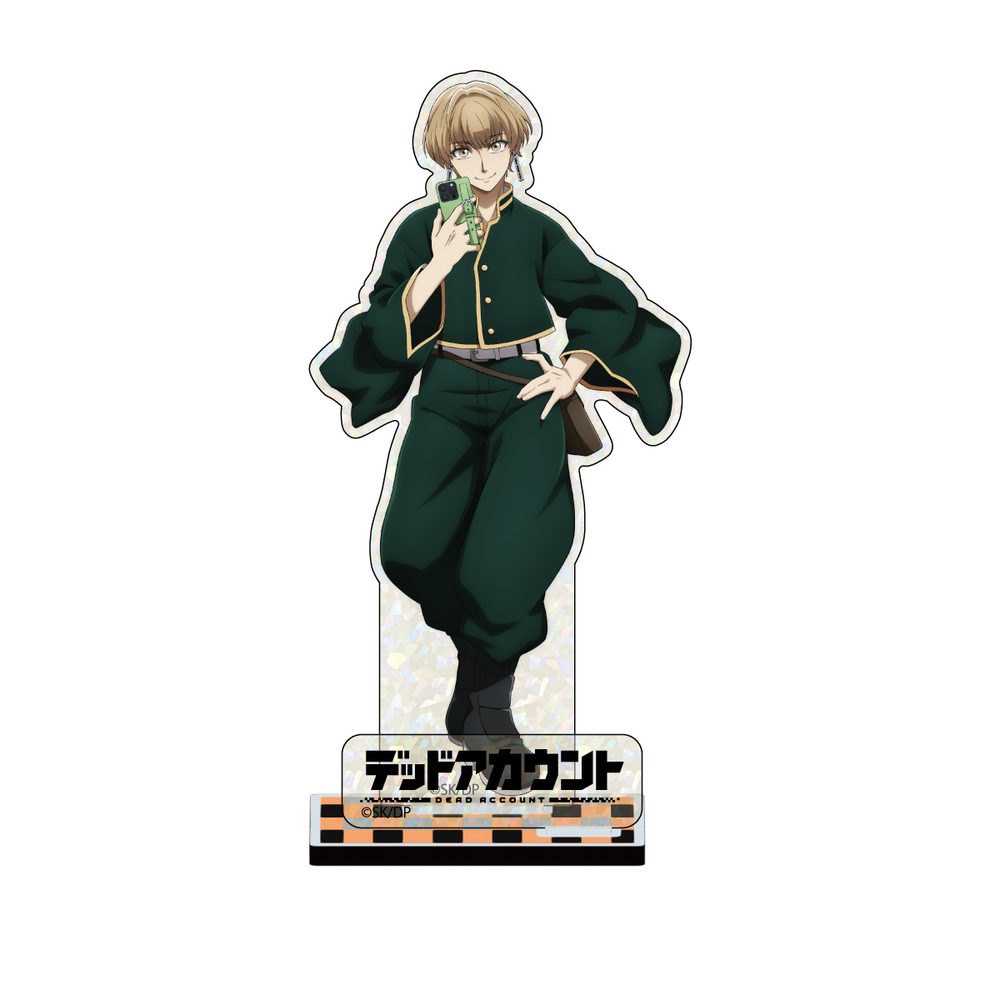 デッドアカウント ホログラムプレートアクリルスタンド 羽住蓮理 ("Dead Account" Hologram Plate Acrylic Stand Hasumi Renri)