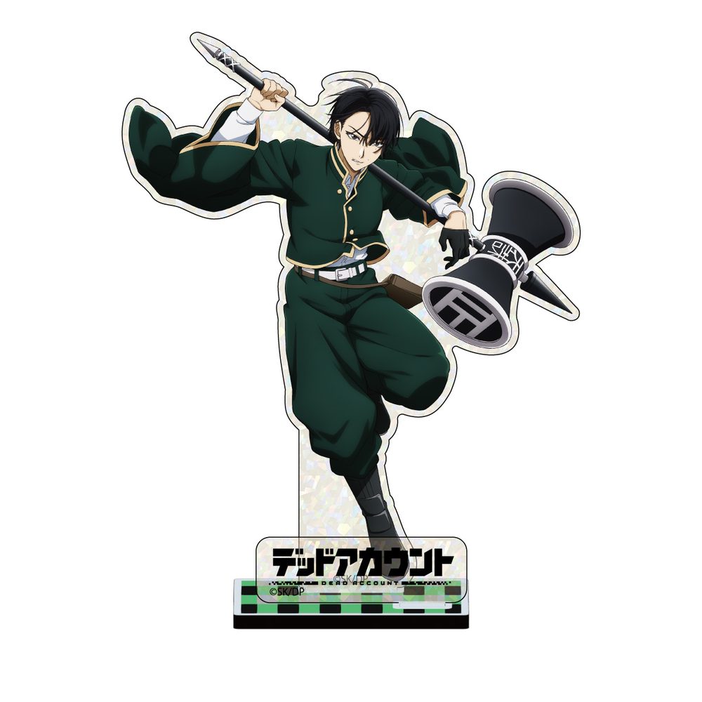 デッドアカウント ホログラムプレートアクリルスタンド 霞流括 ("Dead Account" Hologram Plate Acrylic Stand Kasubata Kukuru)