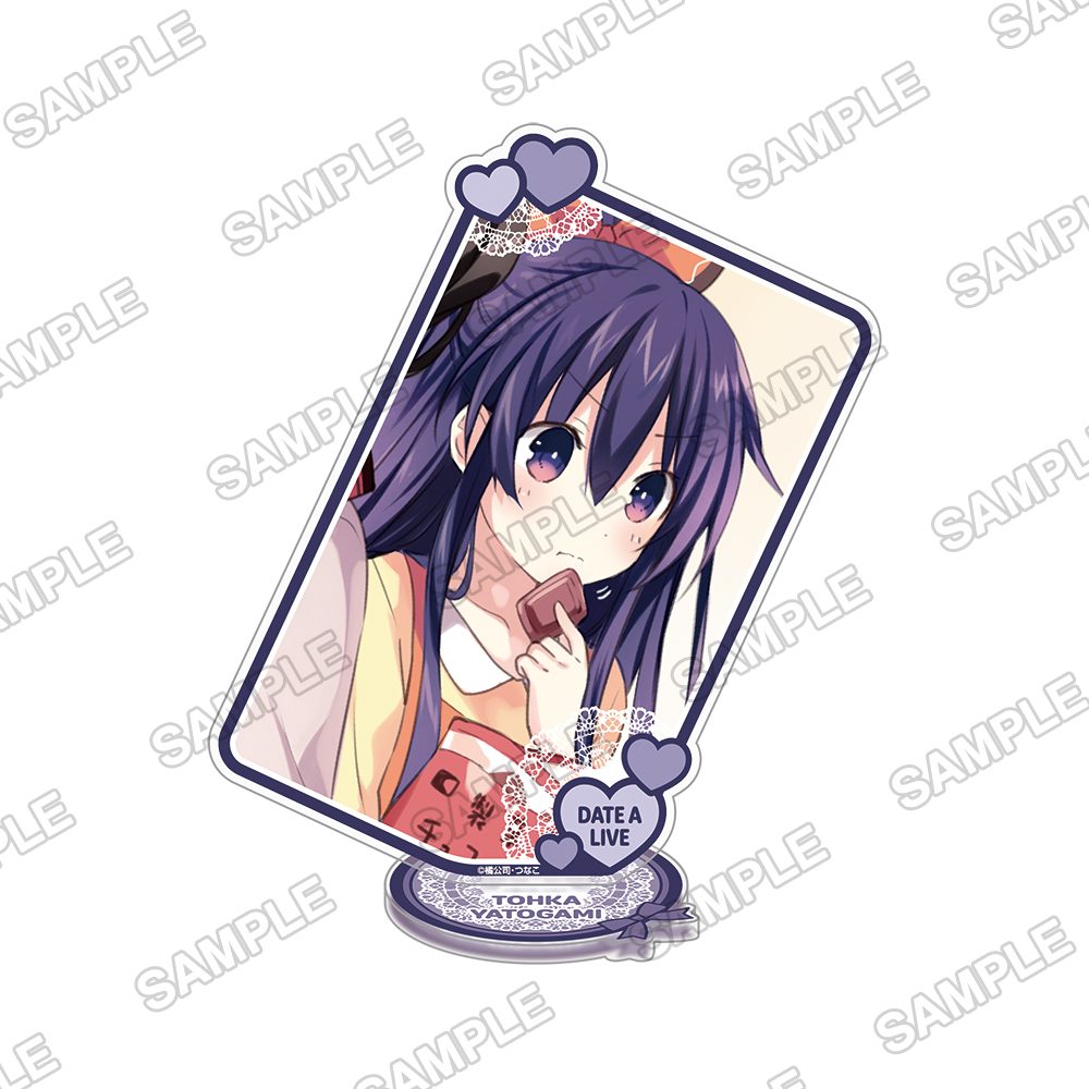 デート・ア・ライブ スクエアアクリルスタンドバレンタインVer. 十香 ("Date A Live" Square Acrylic Stand Valentine Ver. Tohka)