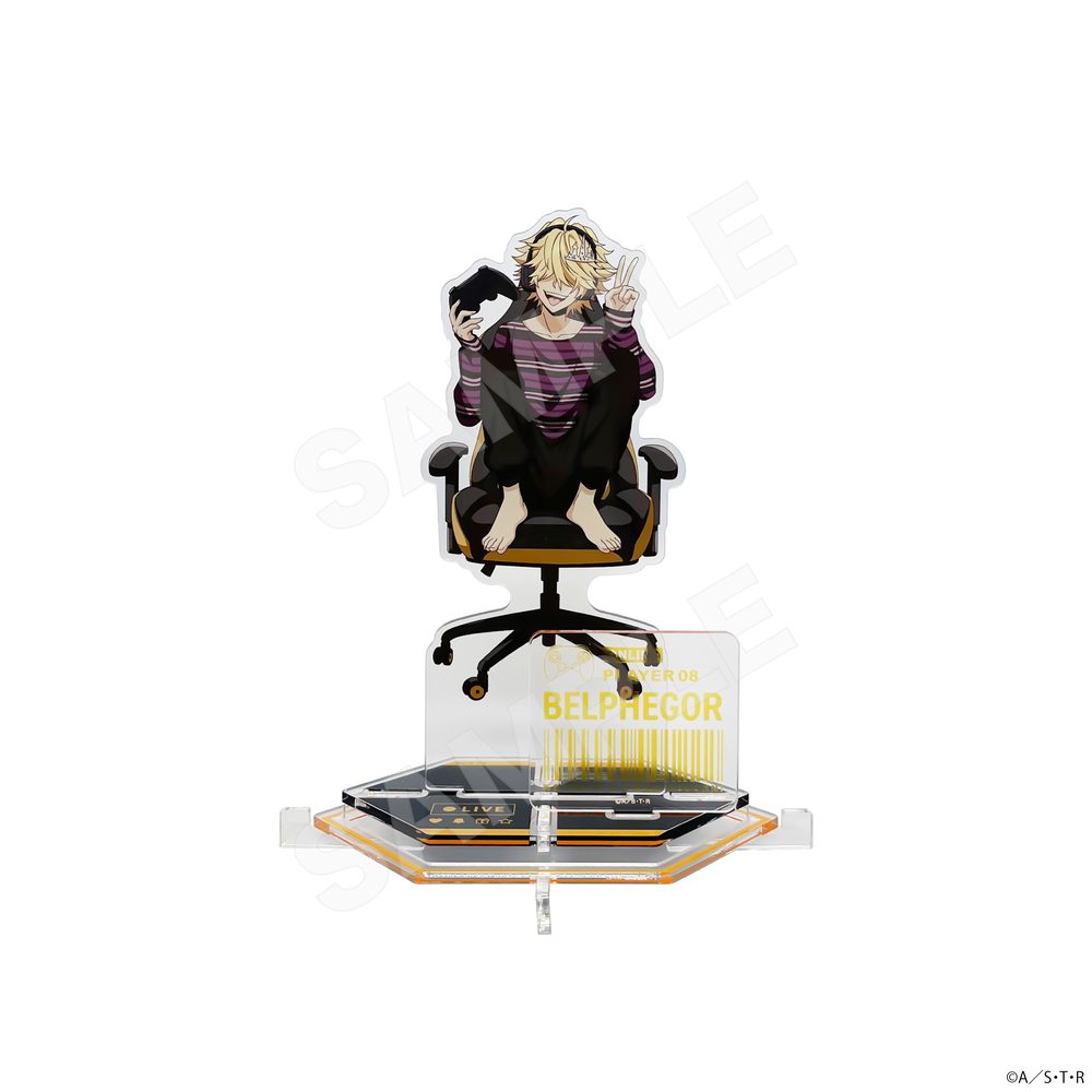 家庭教師ヒットマンREBORN! アクリルスタンド(L) 08 ベルフェゴール ("Reborn!" Acrylic Stand (L) 08 Belphegor)