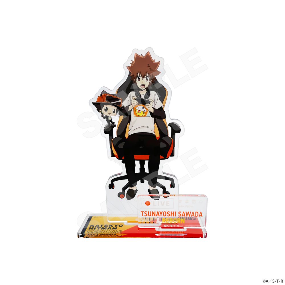 家庭教師ヒットマンREBORN! ジオラマアクリル 01 沢田綱吉&リボーン ("Reborn!" Diorama Acrylic 01 Sawada Tsunayoshi & Reborn)