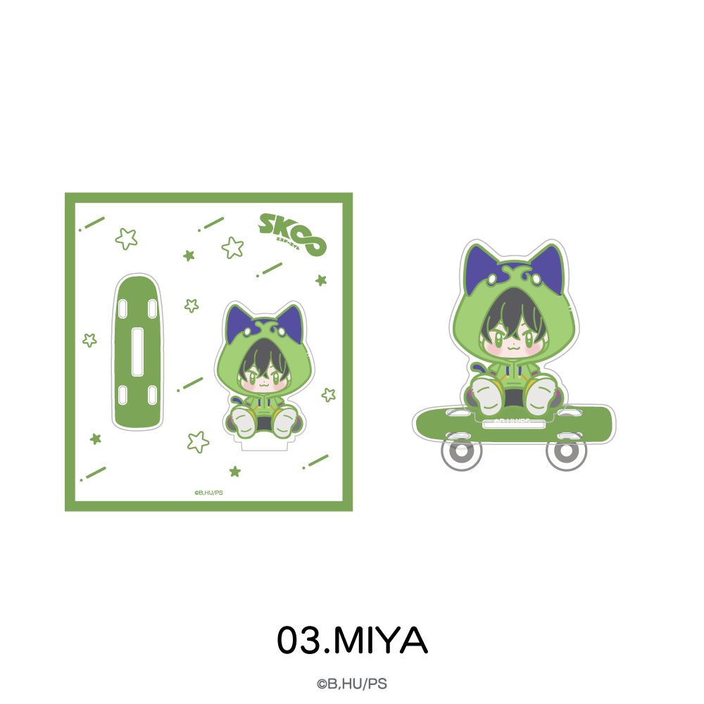 SK∞ エスケーエイト スケボーアクリルスタンド 03 MIYA ("SK8 the Infinity" Skateboard Acrylic Stand 03 MIYA)